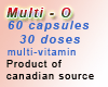 Multi-O (60 capsules) 30 doses