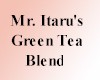 Mr. Itaru's Green Tea Blend (loose leaf tea 200g/7oz)